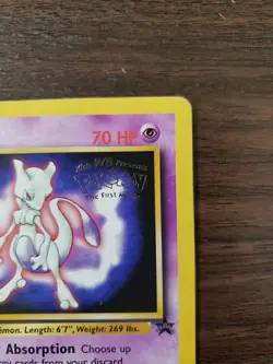 Mewtwo WB Pokemon The First Movie Black Star Promo #3 Pokemon TCG - Image 3