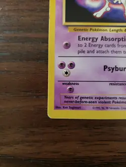 Mewtwo WB Pokemon The First Movie Black Star Promo #3 Pokemon TCG - Image 5