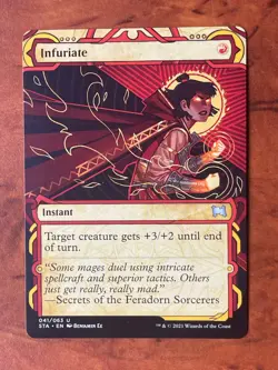 Infuriate MTG Magic the Gathering Card NM Near Mint STA - Image 1