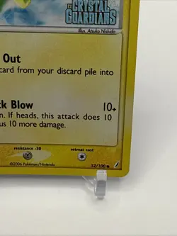 Electrike 52/100 EX Crystal Guardians Stamped Reverse Holo Pokemon TCG Card - Image 4