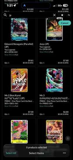 One Piece Mixed Card lot (JP) ~470 Cards! Luffy SP!! - Image 5