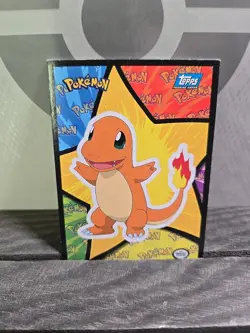 CHARMANDER #04 - BLUE LOGO - POKEMON The First Movie STICKER PUZZLE Card - Image 1
