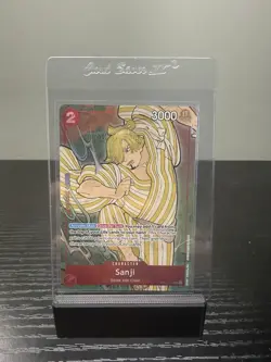 Sanji (English Version 1st Anniversary Set) OP01-013 One Piece Promotion Cards - Image 1