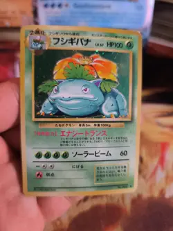 Pokemon Karte Card Bisaflor Venusaur Expansion Base Set Holo Wotc japanese Exc - Image 4