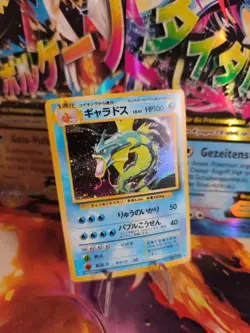 Pokemon Karte Card Gyarados Garados Expansion Base Set Holo Wotc japanese Good - Image 1