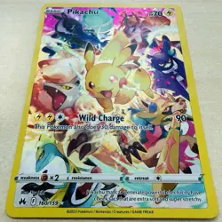 Pikachu 160/159 - SWSH Crown Zenith Secret Rare - Pokemon TCG Card [NM] - Image 2