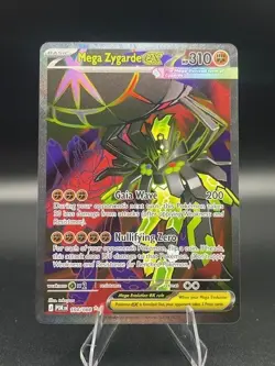 Mega Zygarde EX 104/088 Full Art Ultra Rare Pokemon Card NM Scarlet & Violet - Image 1