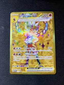 Pokemon Cinderace ex Full Art Holo Promo Card SVP 163 Scarlet & Violet 14 - Image 1