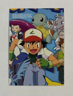 Pokemon Topps TV9 Jesse Card Foil Textured LP TV Animation Sandpaper Edge Wear - Image 2