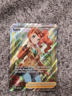 Sonia Full Art Holo Card 192/192 Swsh02: Rebel Clash - Image 1