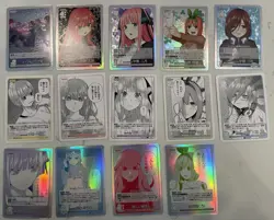 Quintessential Quintuplets Card Game #3 - Full Set- 1x C/UC/R/RR/GR/PR + Holos - Image 1
