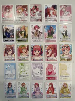 Quintessential Quintuplets Card Game #3 - Full Set- 1x C/UC/R/RR/GR/PR + Holos - Image 2