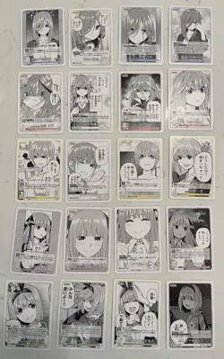 Quintessential Quintuplets Card Game #3 - Full Set- 1x C/UC/R/RR/GR/PR + Holos - Image 5