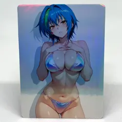 High School DxD Xenovia Quarta Goddess Anime Waifu ACG Foil Card - Image 1