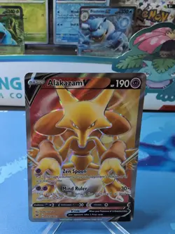 Alakazam V - 172/185 - Pokemon Vivid Voltage Sword & Shield Full Art Card NM - Image 1