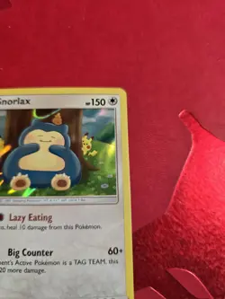 NM+ Snorlax 158/214 Sm Unbroken Bonds Holo Rare 2019 Pokemon Card - Image 5