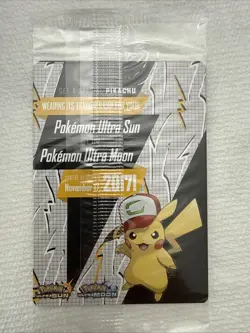 Ash's Pikachu - SM108 - Black Star Promo - I Choose You - Pokemon Card - NM - Image 2