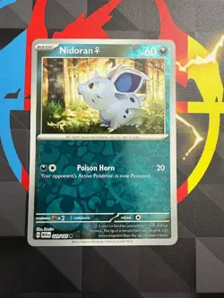 Nidoran F 029/165 Reverse Holo Scarlet and Violet 151 Pokemon Common Card TCG - Image 1