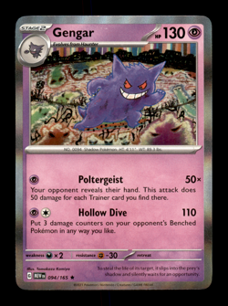 Gengar 094/165 Holo - 151 Pokemon Card - NM - Image 1