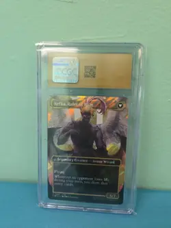 KEFKA, COURT MAGE Final Fantasy Borderless Surge Foil CGC Pristine 10 MTG - Image 2