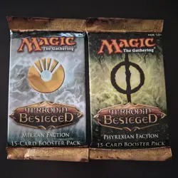 MTG SEALED MIRRODIN BESIEGED PHYREXIAN & MIRRIAN FACTION BOOSTER PACK SET OF 2 - Image 1