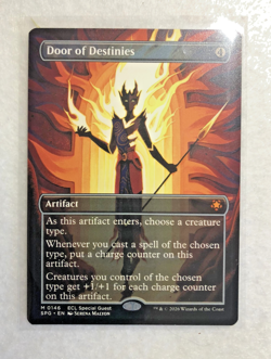 Magic the Gathering **Door of Destinies** Lorwyn Eclipsed - Mythic - Borderless - Image 1