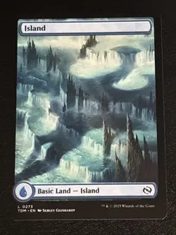 MTG Tarkir: Dragonstorm Island Full Art 0273 NM - Image 1