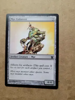 Magic the Gathering MTG Myr Enforcer (209) Modern Masters LP/NM BULK DISCOUNT - Image 1