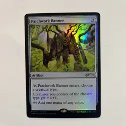 Patchwork Banner #1 (Foil) (NM) - Media Promos MEDIA -Magic -MTG - - Image 1