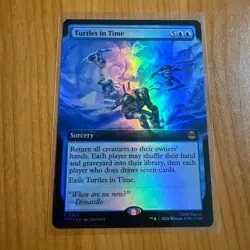 Turtles In Time - Extended Art (Foil) TMNT Teenage Mutant Ninja Turtles MTG - Image 1