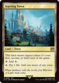 Foil - Starting Town - 289 / NM / English MTG - Image 1
