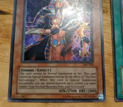 1996 Yu-Gi-Oh YuGiOh Holo Cards Spirit of the Pharaoh & Mesmeric Control - Image 5