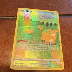 Pokemon Ditto GG22/GG70 Ultra Rare Full Art Holo Crown Zenith: Galarian Gallery - Image 1