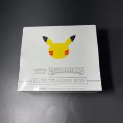 Pokemon Celebrations Elite Trainer Box ETB 25th Anniversary New Factory Sealed 820650809439 - Image 1