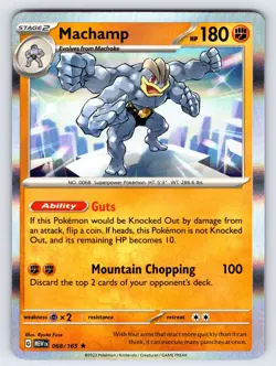 Machamp 068/165 2023 S&V Pokemon 151 Set Pokemon Card TCG Nintendo Holo Rare Nm - Image 1
