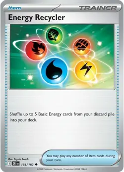 Pokemon Energy Recycler - 164/182 - Uncommon - Reverse Holo NM-Mint Destined Riv - Image 1
