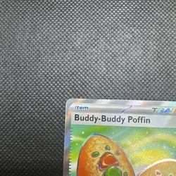 Pokemon TCG Buddy-Buddy Poffin 167/132 Me01 Ultra Rare Trainer Holo - Image 2