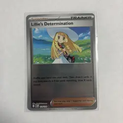 Lillie's Determination 119/132 Reverse Holo Trainer - Pokemon TCG NM card - Image 1