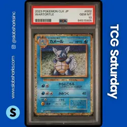 2023 POKEMON CLASSIC COLLECTION JP #002 WARTORTLE HOLO PSA 10 - Image 1