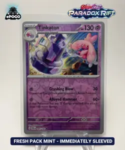Tinkaton 085/182 Reverse Holo Pokemon TCG: Paradox Rift Card MINT SHIPS TODAY! - Image 1