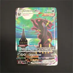 Pokemon Umbreon VMAX Secret Rare Alt Art Full Art Holo 215/203 SWSH07 310 HP - Image 1