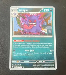 Gengar 050/088 Rare Holo Foil Perfect Order ME03 Pokemon Mega Evolution NM #5 - Image 1