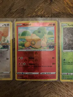 Pokemon GO Peelable Ditto Set - Bidoof/Spinarak/Numel 2022 006/013/059 Set of 3 - Image 3