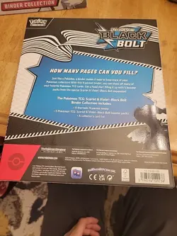 Pokemon TCG Black Bolt Binder Collection. Factory Sealed. Lot15 - Image 4