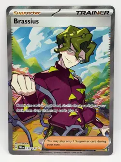 Brassius 135/131 Prismatic Evolutions NM Ultra Rare Holo Pokemon TCG - Image 1