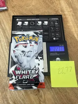 (HEAVY)🔥 22.77g Pokemon TCG White Flare Booster Pack Factory Sealed✅ - Image 1