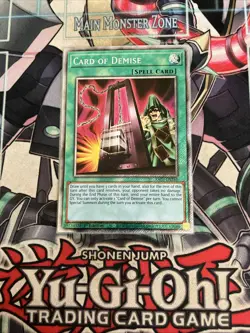 Card Of Demise Platinum Secret Rare 1st Edition RA03-EN265 YugIoh - Image 1