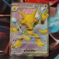 Pokemon Alakazam EX 188/165 SV151 Ultra Rare Holo 310 HP Mind Jack Stage 2 - Image 1