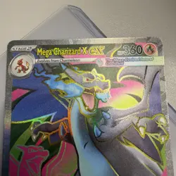 Mega Charizard X ex Full Art Ultra Rare 109/094 Pokemon Phantasmal Flames - Image 2