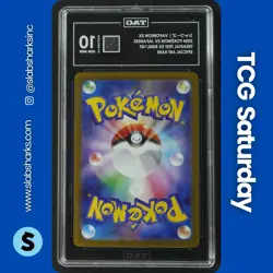 2024 POKEMON TERASTAL FEST JP #205/187 VAPOREON EX SPECIAL ART RARE TAG 10 - Image 2